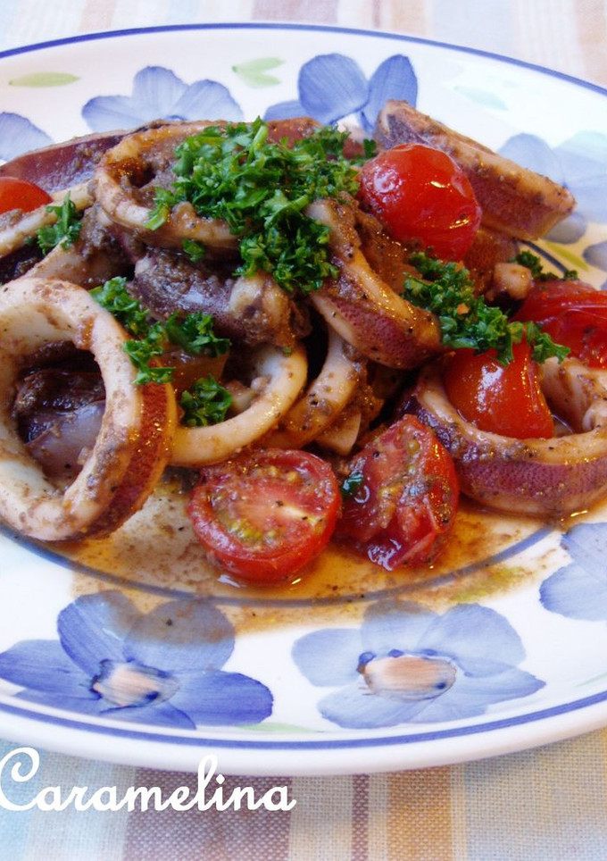 いかワタとトマトのイタリアン炒め-レシピのメイン写真