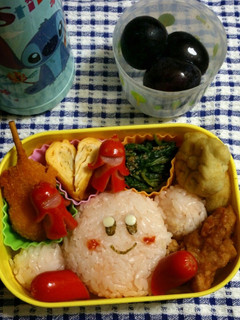 簡単キャラ弁☆星のカービー-レシピのメイン写真
