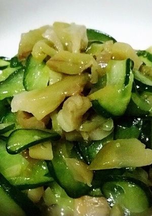 きゅうりとザーサイのごま油和え-レシピのメイン写真