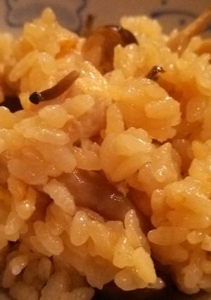 シメジと鶏肉の炊き込みご飯-レシピのメイン写真