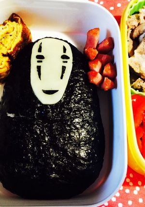 簡単!キャラ弁!カオナシ♡ジブリ-レシピのメイン写真