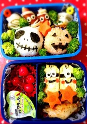 ハロウィン♡キャラ弁-レシピのメイン写真