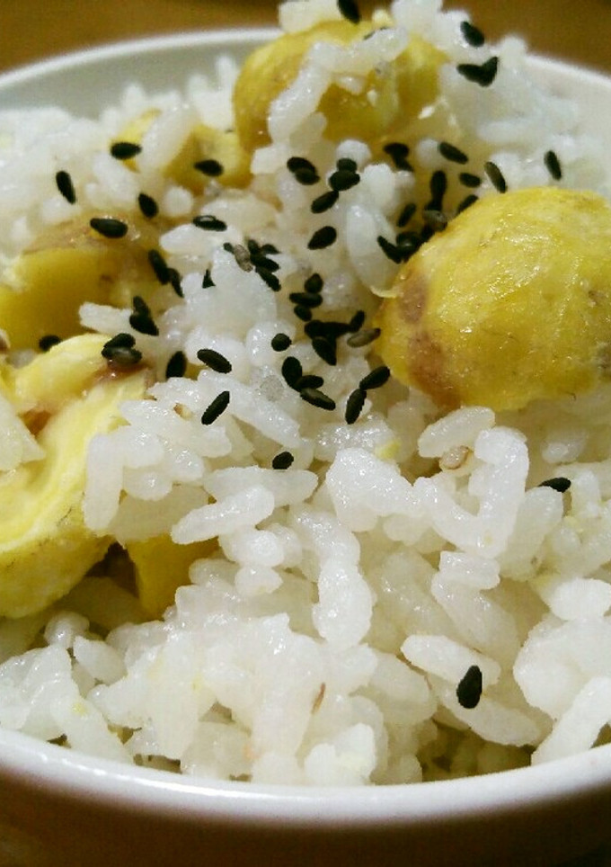 《簡単》栗ごろごろご飯-レシピのメイン写真