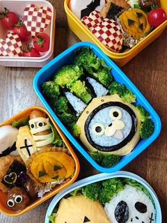 遠足☆USAピョン×ハロウィン☆キャラ弁-レシピのメイン写真