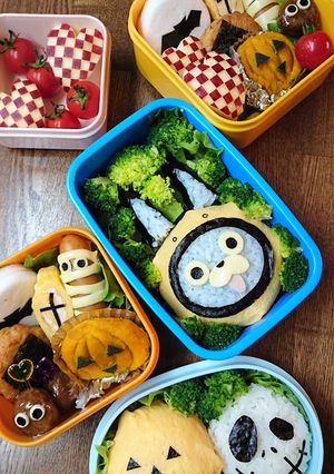 遠足☆USAピョン×ハロウィン☆キャラ弁-レシピのメイン写真
