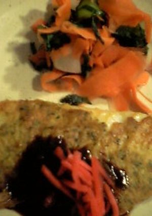 意外な組み合わせ！？お好み焼き風ピカタ-レシピのメイン写真