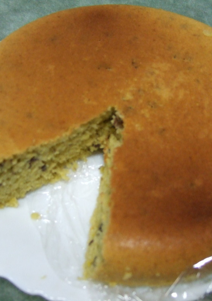 炊飯器で作る　かぼちゃと小豆のケーキ-レシピのメイン写真
