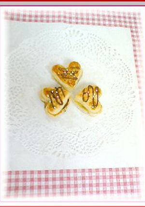 ♡ ハートチョコパイ ♡-レシピのメイン写真