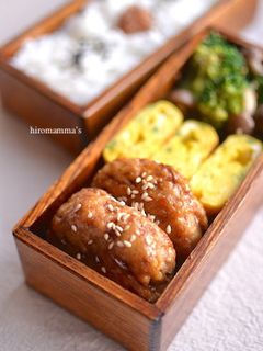 照り焼きつくね弁当-レシピのメイン写真