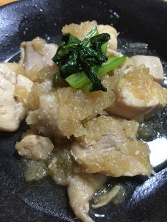 簡単すぎる鶏肉のみぞれ煮-レシピのメイン写真