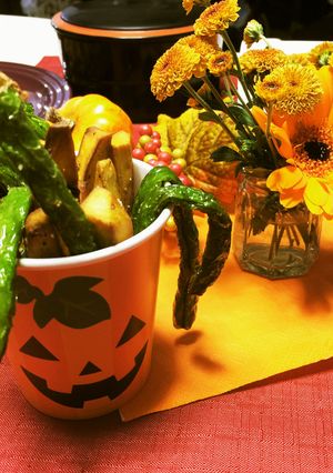 いんげん&さつまいもハロウインスティック-レシピのメイン写真