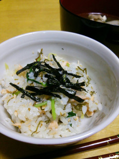 炊飯器で作る大人の鮭炊き込みご飯-レシピのメイン写真