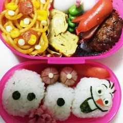オラフキャラ弁-レシピのメイン写真