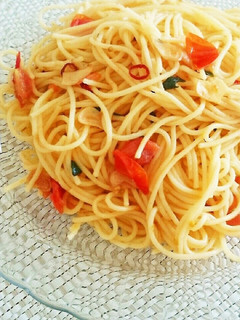 トマトと赤唐辛子にんにく青じそパスタ-レシピのメイン写真