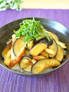 コク旨なのにさっぱり♡茄子ちくわ丼♪-レシピのメイン写真