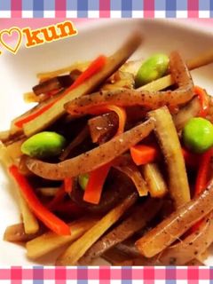 余った鶏皮de簡単♡きんぴらごぼう-レシピのメイン写真