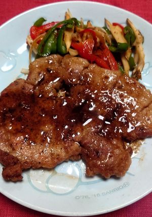 バルサミコ酢風味のポークソテー-レシピのメイン写真