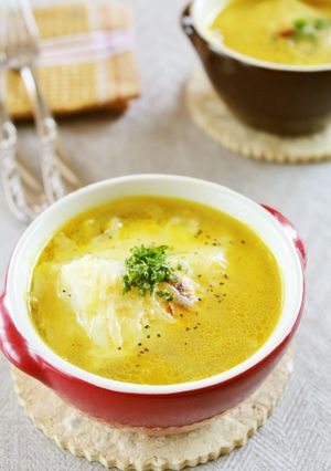 餅入りとろうま♪カレーグラタンスープ-レシピのメイン写真