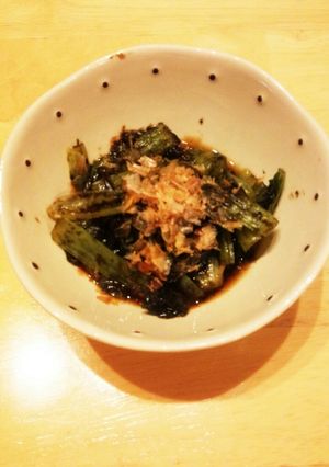 焼きのりで作る小松菜の磯和え-レシピのメイン写真