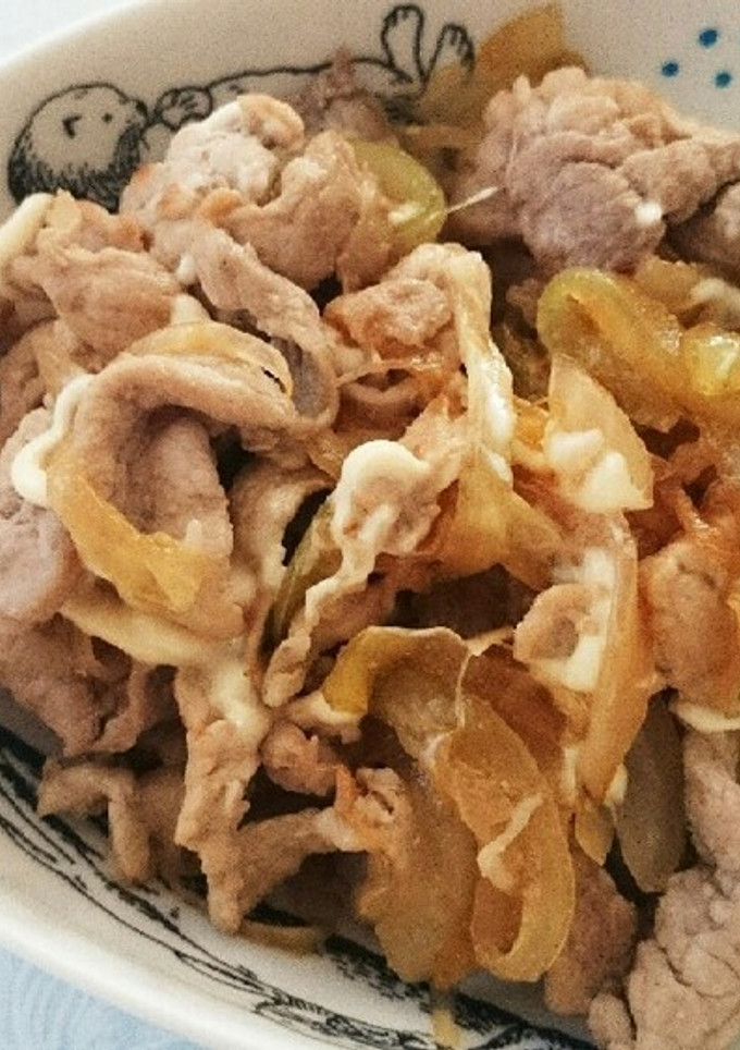 豚肉のマヨ生姜炒め丼-レシピのメイン写真