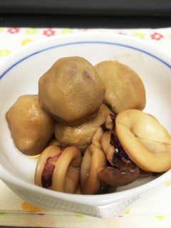 里芋といかの煮物-レシピのメイン写真