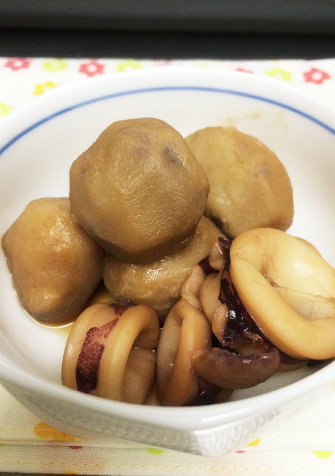 里芋といかの煮物-レシピのメイン写真