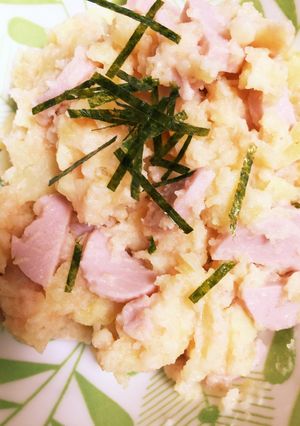 パスタソース活用★ピンクのポテトサラダ-レシピのメイン写真
