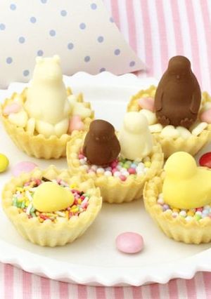 タルトカップでぷかぷかどうぶつチョコ♪-レシピのメイン写真
