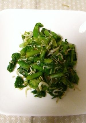 栄養たっぷり!菜花の和え物-レシピのメイン写真