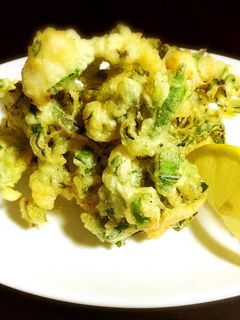 有機葉にんにくのかき揚げ-レシピのメイン写真