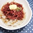 わさびバターで♡至福のコンビーフご飯