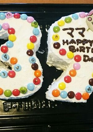 POPな数字のケーキ♪-レシピのメイン写真