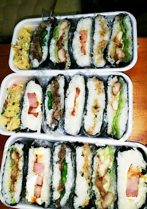 運動会or豪華弁当　ｵﾆｷﾞﾗｽﾞ編-レシピのメイン写真