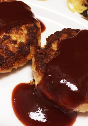 肉嫌いでもよく食べる！やわふわハンバーグ-レシピのメイン写真