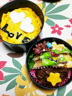 ちゃっかりオムライス弁当♡-レシピのメイン写真