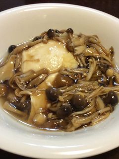 豆腐のきのこあんかけ-レシピのメイン写真
