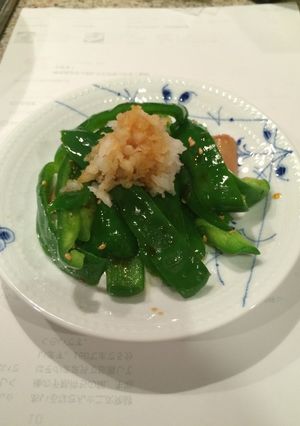 炒めピーマンが天麩羅風になるピーマン-レシピのメイン写真