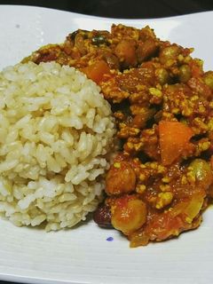 スパイスから作る鶏挽肉と豆のキーマカレー-レシピのメイン写真