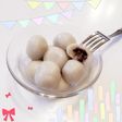 チョコ入り♡お豆腐団子