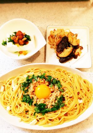 簡単!納豆パスタ♪-レシピのメイン写真