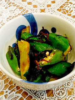 材料3つで✩オクラと胡瓜の塩昆布和え-レシピのメイン写真