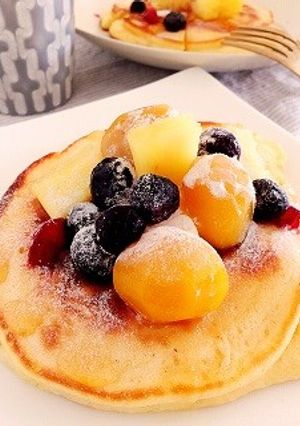 九州素材のふわふわパンケーキ-レシピのメイン写真