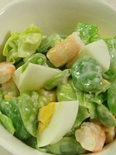 まったりそら豆サラダ-レシピのメイン写真
