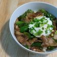 豚バラとピーマンのスタミナ丼