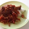 炊飯器でラム肉(足の部分)のトマト煮