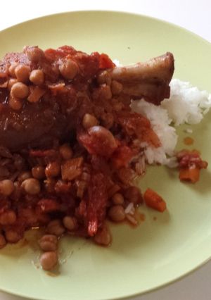 炊飯器でラム肉(足の部分)のトマト煮-レシピのメイン写真