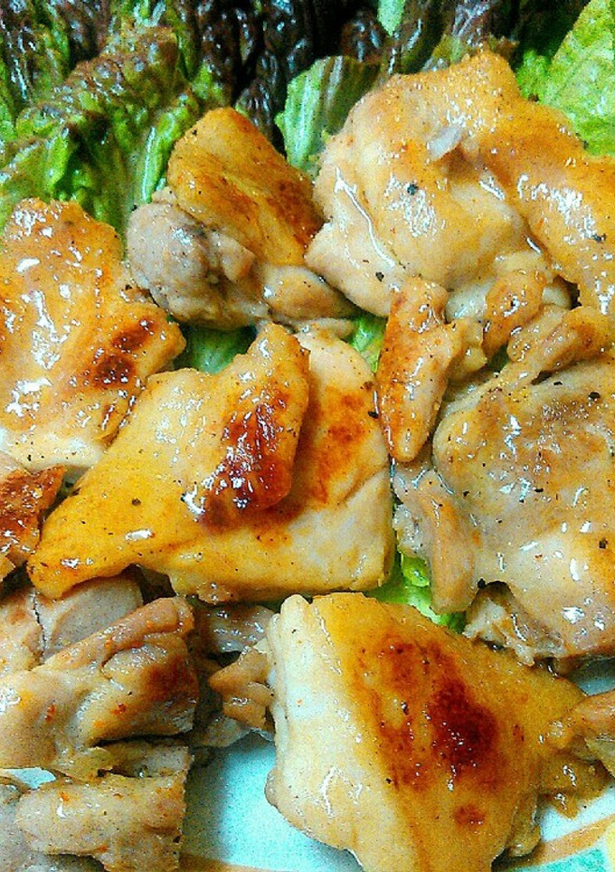簡単☆鶏モモ肉の照り焼き　山賊焼き風-レシピのメイン写真