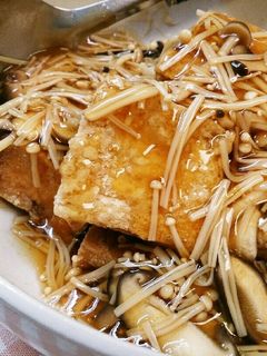 厚揚げときのこのあんかけ-レシピのメイン写真