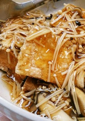 厚揚げときのこのあんかけ-レシピのメイン写真