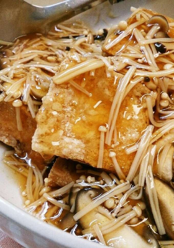 厚揚げときのこのあんかけ-レシピのメイン写真